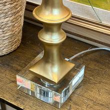 Load image into Gallery viewer, Gold/Acrylic Lamp
