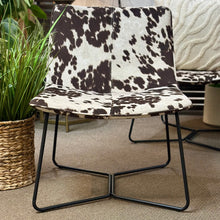 Load image into Gallery viewer, Faux Cow Hide Chair
