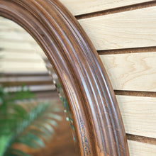 Load image into Gallery viewer, Round Wooden Mirror
