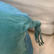 Load image into Gallery viewer, Silk Torquoise Down Lumbar
