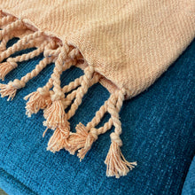 Load image into Gallery viewer, Pink Throw w/Fringe
