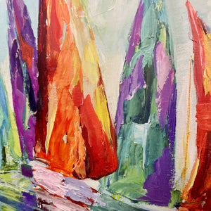 Vibrant Sailboats