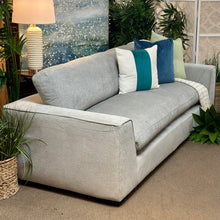 Load image into Gallery viewer, Grey/Silver Benchseat Sofa

