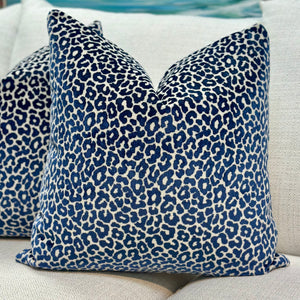 Schumacher Leopard Down Pillow