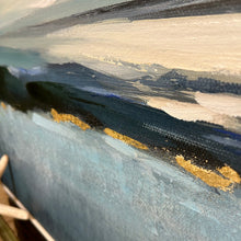 Load image into Gallery viewer, Navy/Gold Abstract I
