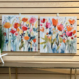 Red Florals I