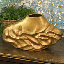 Load image into Gallery viewer, Hammered Bronze Vase
