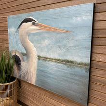 Load image into Gallery viewer, Heron On Wood
