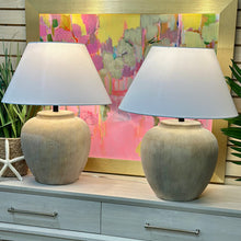 Load image into Gallery viewer, Wood Look Ceramic Lamp
