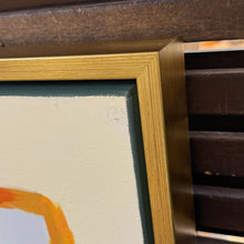 Load image into Gallery viewer, Orange &amp; Navy Hand Painted Abstract
