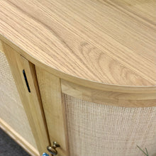Load image into Gallery viewer, 6DR Cane/Wood Cabinet
