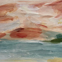 Load image into Gallery viewer, Blush/Green Landscape Abstract

