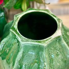 Load image into Gallery viewer, Sm Green Textured Vase
