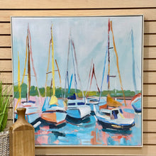 Load image into Gallery viewer, Colorful Sailboats Art

