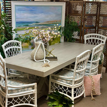 Load image into Gallery viewer, Greige Trestle Dining Table
