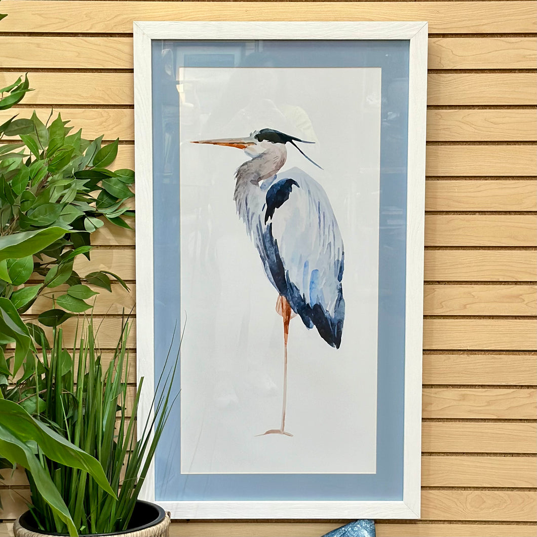 Blue Framed Heron II