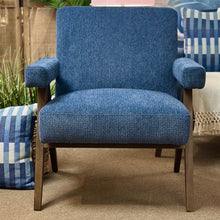 Load image into Gallery viewer, Dark Blue Accent Chair
