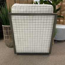 Load image into Gallery viewer, Plaid Swivel Chair w/ Wood Trim
