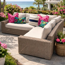Load image into Gallery viewer, 3PC Resin Wicker Sectional

