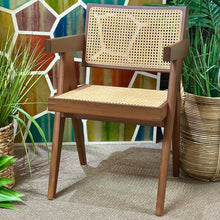 Load image into Gallery viewer, Cane/Wood Dining Chair
