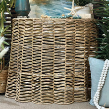 Load image into Gallery viewer, Seagrass Demilune Console
