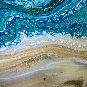 Turquoise Abstract Giclee II