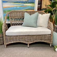 Load image into Gallery viewer, Natural Wicker Loveseat
