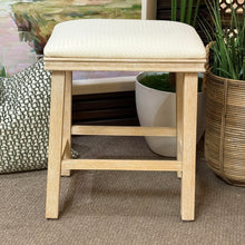 Load image into Gallery viewer, White Vegan Leather Counter Stool
