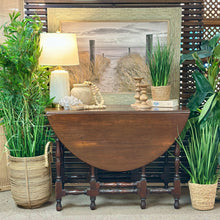 Load image into Gallery viewer, Dark Wood Gate Leg Table
