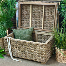 Load image into Gallery viewer, Woven Rattan Chest
