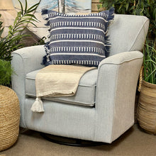 Load image into Gallery viewer, Pale Blue Swivel Glider
