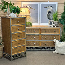 Load image into Gallery viewer, Pier1 Tall Wicker Dresser
