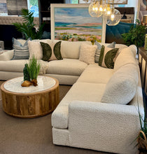 Load image into Gallery viewer, 3PC Ivory Textured Sectional

