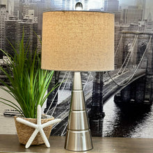 Load image into Gallery viewer, Silver Cone Lamp
