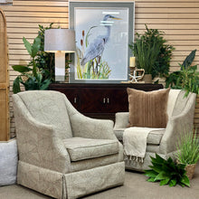 Load image into Gallery viewer, Sam Moore Taupe Swivel Glider
