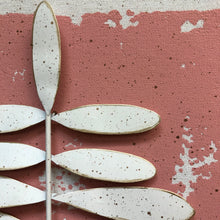 Load image into Gallery viewer, Pink Metal Leaf Art II
