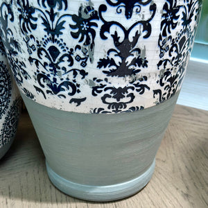 PB Blk/White Pot