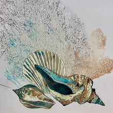 Load image into Gallery viewer, Colored Seashell II Canvas Art
