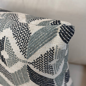 Blue/Sage Modern Pillow