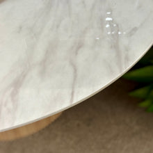 Load image into Gallery viewer, Marble/Fluted Wood Coffee Table
