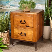 Load image into Gallery viewer, 2DRW Wood Nightstand

