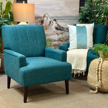 Load image into Gallery viewer, Teal Accent Chair
