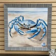 Load image into Gallery viewer, Blue Crab On Sand Giclee
