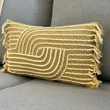 Load image into Gallery viewer, Sage/White Braided Lumbar
