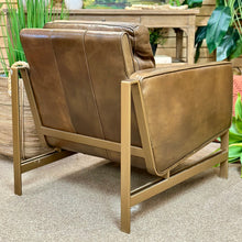 Load image into Gallery viewer, Brown Leather Club Chair
