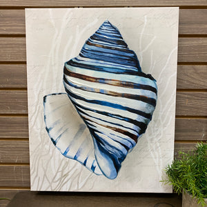 Blue Shell Canvas I