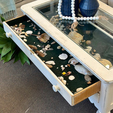Load image into Gallery viewer, Ivory Shadowbox Coffee Table
