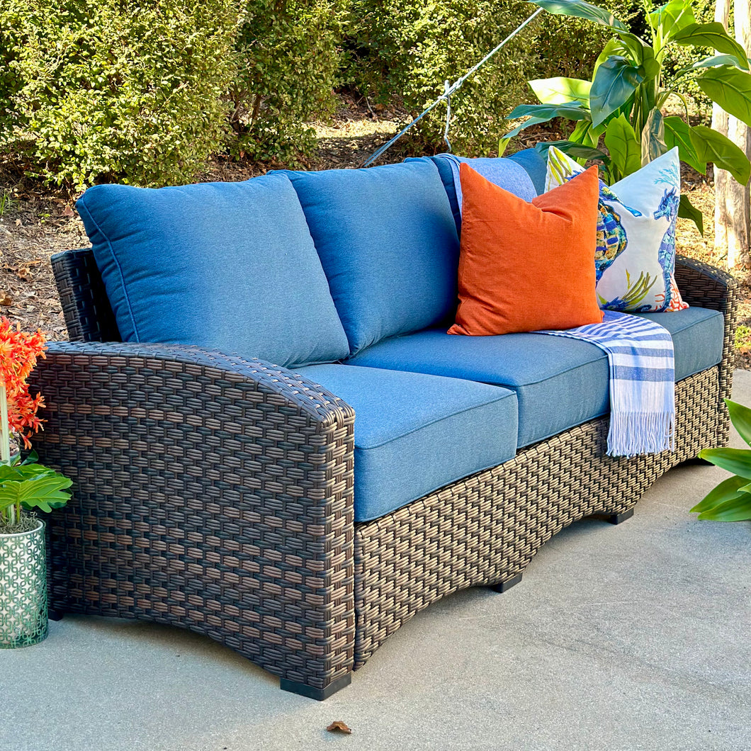 Outdoor Resin Wicker Sofa