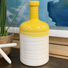 Load image into Gallery viewer, Yellow/White Vase

