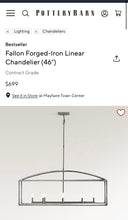 Load image into Gallery viewer, Pottery Barn &#39;Fallon&#39; Chandelier
